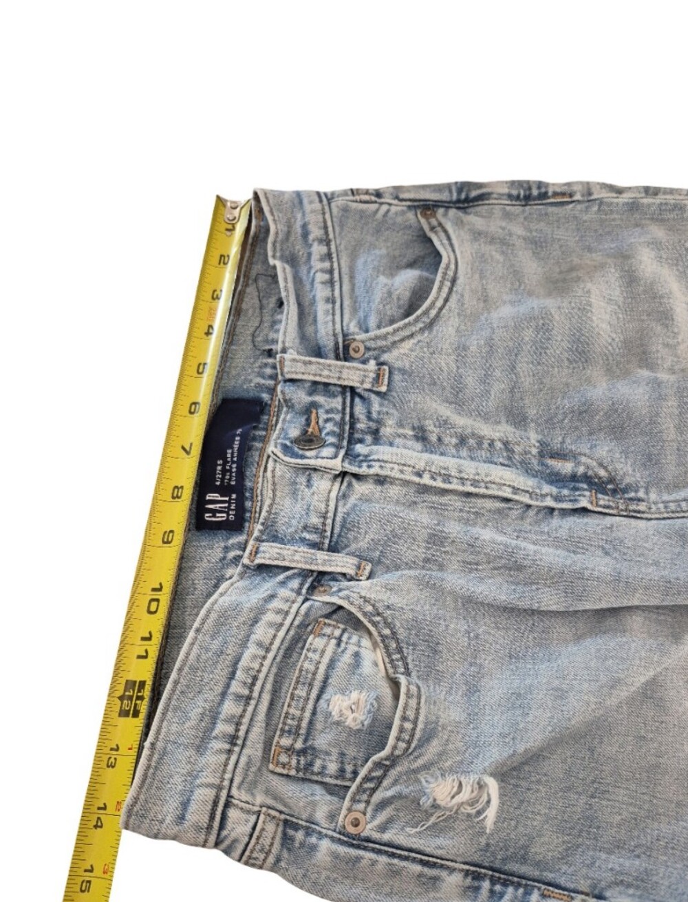 Gap Womens Jeans 70s Flare 4/27 Regular - Picture 6 of 7